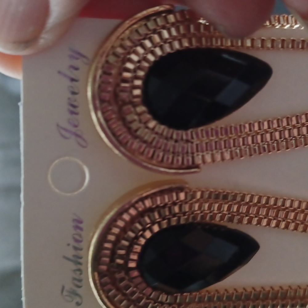 Earrings, - Picture 2 of 3